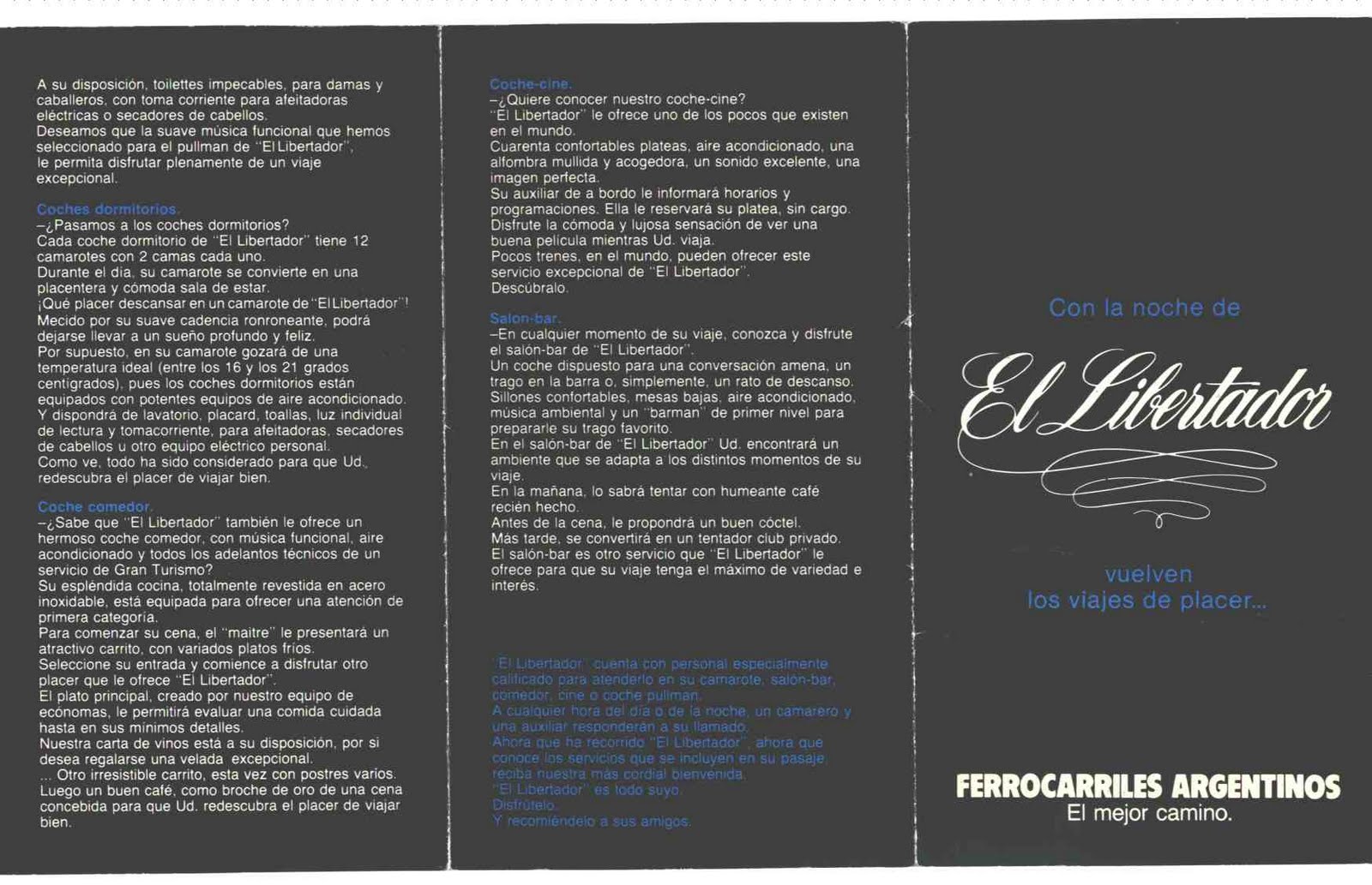 folleto de viaje